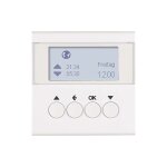 Hager programmateur pour volet am sans b blanc polaire brillant