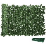 Haie artificielle brise - vue d�coration rouleau 3l x 1h m feuillage h�tre r�aliste anti - uv, feuilles ...