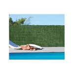 Celloplast - haie artificielle mixte. avec plaques pvc 1x3m couleur vert nortene