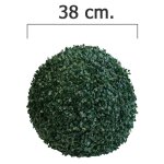 Haie artificielle papillon boule de buis 38cm Haie artificielle papillon boule de buis 38cm