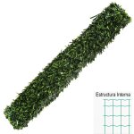 Haie artificielle papillon dense, rouleau 3x1 m