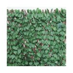 Suinga - haie artificielle avec treillis en bois de rable naturel, extensible 1 x 2 mtres