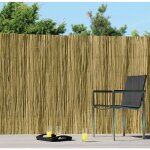 Haies de bambou fendu naturel avec tige moyenne nortene roll 5 m 1 x 5m naturel Haies de bambou fendu naturel avec tige moyenne nortene roll 5 m 1 x 5m naturel
