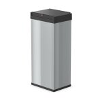 Hailo - poubelle h763xl339xp260 mm 52 l argent