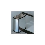 Poubelle de cuisine encastrable sous évier 18l hailo as uno coloris - argent / noir Poubelle de cuisine encastrable sous évier 18l hailo as uno coloris - argent / noir