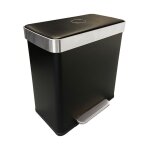 Hailo - poubelle de tri slectif 2 bacs  pdale 60l (30 + 30)