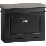 Fsr82 - k - sch banc à chaussures meuble à chaussures avec assise coussin rembourré et abattant banc ... Fsr82 - k - sch banc à chaussures meuble à chaussures avec assise coussin rembourré et abattant banc ...