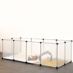 Haloyo - enclos petits animaux fond, cage modulable cochon d'inde, hamster, lapin, rongeur, petits animaux ...