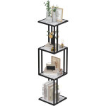 Haloyo� �tag�re � fleurs en m�tal � 4 niveaux, support pour plantes d'ext�rieur, 30 x 30 x 83 cm, marbre ...