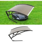 Garage pour auto mower, carport abris robotique haloyo�, 100 x 78 x 50 cm, brun