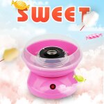 Haloyo - machine barbe � papa cotton candy appareil pour maison 450w rose