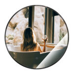 Haloyo - miroir de salle de bain  60cm miroir lumineux pour salle de bain  led avec clairage tactile ...