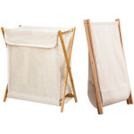 Panier � linge pliable, panier � linge sale pliable, sac � linge, panier � linge avec couvercle, pour ...