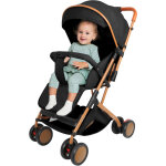Haloyo� poussette, poussette pour b�b� avec dossier r�glable, suspension 4 roues, espace rangement sous ...