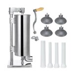 Poussoir � saucisses viande 3. 6l machine � saucisse remplissage de saucisse en acier inoxydable