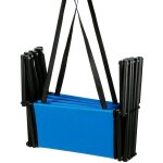 Haloyo rampa per cani, la rampa pieghevole, 4 gradini rampa per cani, 101 x 76 x 47 cm, blu