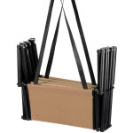 Haloyo - rampa per cani, la rampa pieghevole, 4 gradini rampa per cani, 101 x 76 x 47 cm, marrone