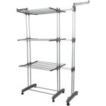 Haloyo s�choir � linge en tour, s�choir � linge extensible sur 4 niveaux, s�choir � linge en tour peu ...