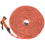 Haloyo - tuyaux d'arrosage extensible r�tractable avec pistolet 100ft / 10m - 30m - orange