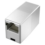 Hama - adaptateur rj45 r�seau informatique adaptateur cat 5e [1x rj45 femelle - 1x ] argent w431942