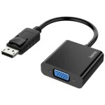 00200337 displayport / vga adaptateur [1x mle anglaise - 1x displayport mle] noir w431592 - hama