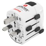Hama - adaptateur de voyage international ''world travel pro'', � 3 p�les