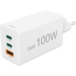 Hama - charg. rapide, gan, 2 usb - c pd, 1 usb - a qc, mini - chargeur, 100 w, blc (00201997)
