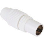 Hama raccord coaxial blanc, �5. . . 7 mm