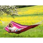 Amazonas - hamac en coton et polyester avec sac de rangement tonga