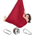 Hamac de balan�oire pour enfant, chaise sensorielle de balan�oire, hamac doux avec besoins, yoga en plein ...