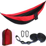 Hamac d'extrieur, hamac de voyage 300x200cm pour 2 personnes, hamac de camping en soie parachute 300kg ...