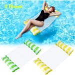 Hamac piscine pour adulte 2 pcs, gonflable hamac flottant 4 - en - 1 flotteur hamac hamac d'eau multi ...