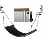 Hamac repose pieds, rglage hamac de pied pour pieds au bureau, support de casque inclus rglable portable ...