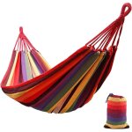 Hamac simple / double hamac de camping, hamac d'arbre portable avec sac ext�rieur, lit une / deux personnes ...