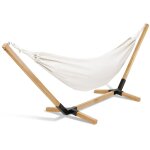 Hamac avec support bois et toile �crue tahiti