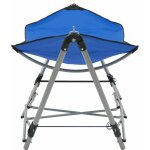 Inlife hamac avec support pliable bleu