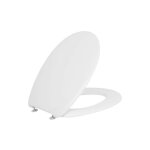 Hamberger sanitary - abattant wc gola blanc duroplast - charniere inox lxhxp : 383x49x460 mm Hamberger sanitary - abattant wc gola blanc duroplast - charniere inox lxhxp : 383x49x460 mm