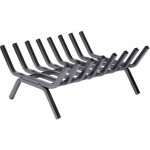 Hamea home - grille porte bches en acier forg 8 barreaux 40x35x15 cm stockage bois support foyers ouverts ...