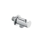 Applique prise d'eau ronde laiton mm 1 / 2' chrome - cristina ondyna su30551