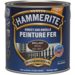 Hammerite - peinture direct sur rouille laqu - brun ral 8017 - 0, 75 l