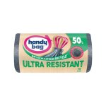 Handy bag - sac poubelle poignes coulissantes ultra rsistantes 50l x10