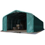 Hangar tente de stockage 6 x 12 m tente d'levage primetex pvc 2300 n vert fonce 100% impermable