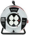 Hanger - enrouleur électrique 25m h07rn - f 3g 2, 5mm2 flasque acier 600009 Hanger - enrouleur électrique 25m h07rn - f 3g 2, 5mm2 flasque acier 600009