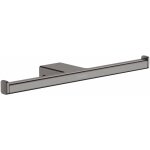 Hansgrohe - addstoris - porte - papier toilette double, chrome noir bross 41748340