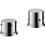 Hansgrohe - axor starck thermostat de jante de baignoire 2 trous Hansgrohe - axor starck thermostat de jante de baignoire 2 trous