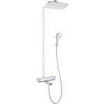 Hansgrohe - colonne bain douche thermostatique raindance e 360 chrom + tablette addstoris