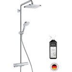 Hansgrohe - colonne de douche thermostatique croma e 280 chrome + nettoyant briochin