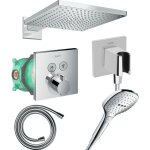 Hansgrohe - colonne de douche thermostatique encastre raindance e 300