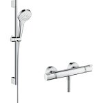 Hansgrohe - croma select s combi douche vario avec barre 65 cm / ecostat comfort blanc / chrom�