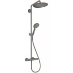 Hansgrohe ? douche thermostatique showerpipe 280 avec thermostat ? pomme haute 280mm ? type de jet rainair ...
